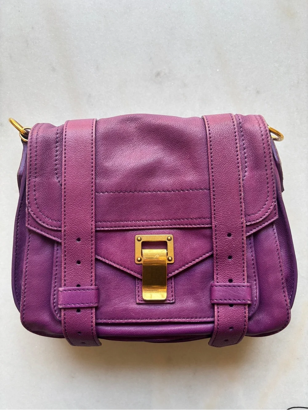Proenza Schouler PS1 Mini in Veruca Salt Purple